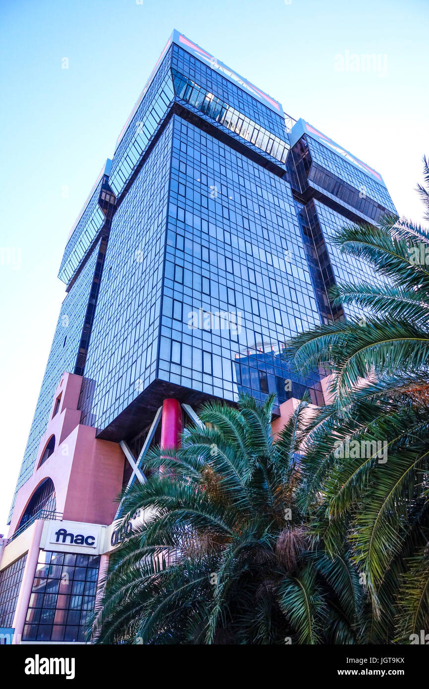 Amoreiras Shopping-Center in Lissabon Stockfoto