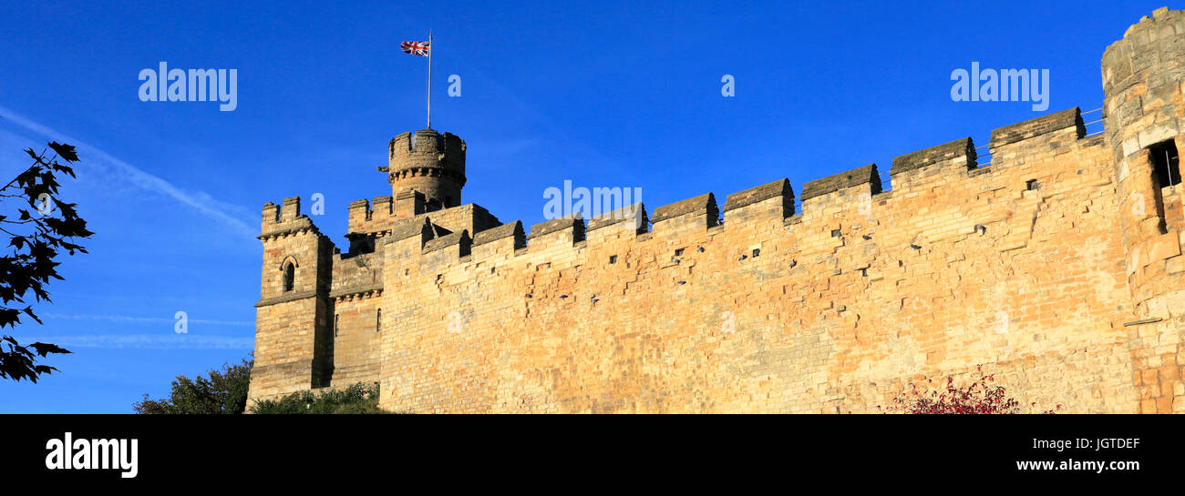 Lincoln Castle, Lincoln City, Grafschaft Lincolnshire, England, UK Stockfoto