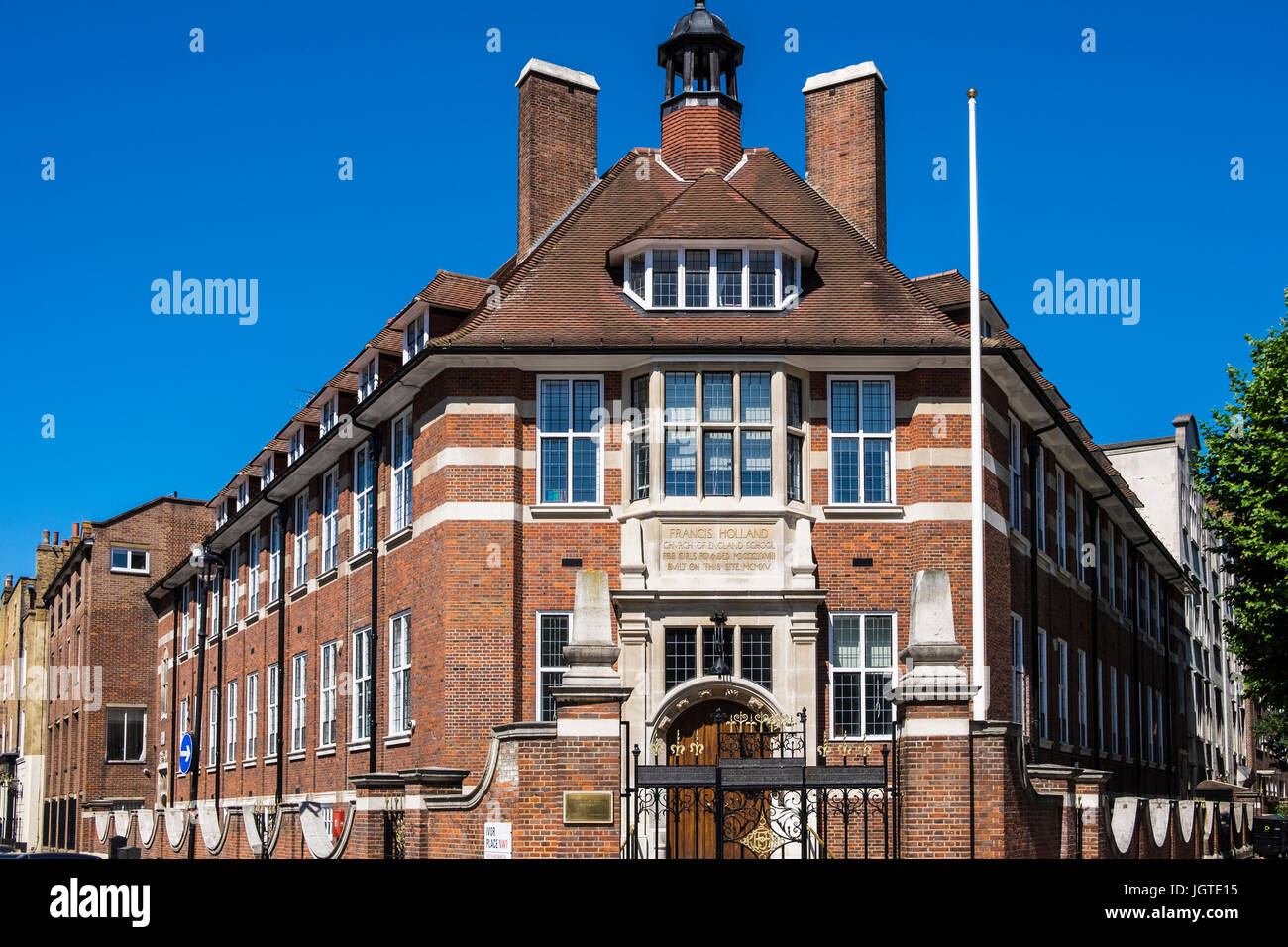 Die Francis Holland Schule, Regents Park, ist eine pädagogische Nächstenliebe, die verwaltet zwei unabhängige Schulen für Mädchen in London, England, Vereinigtes Königreich Stockfoto