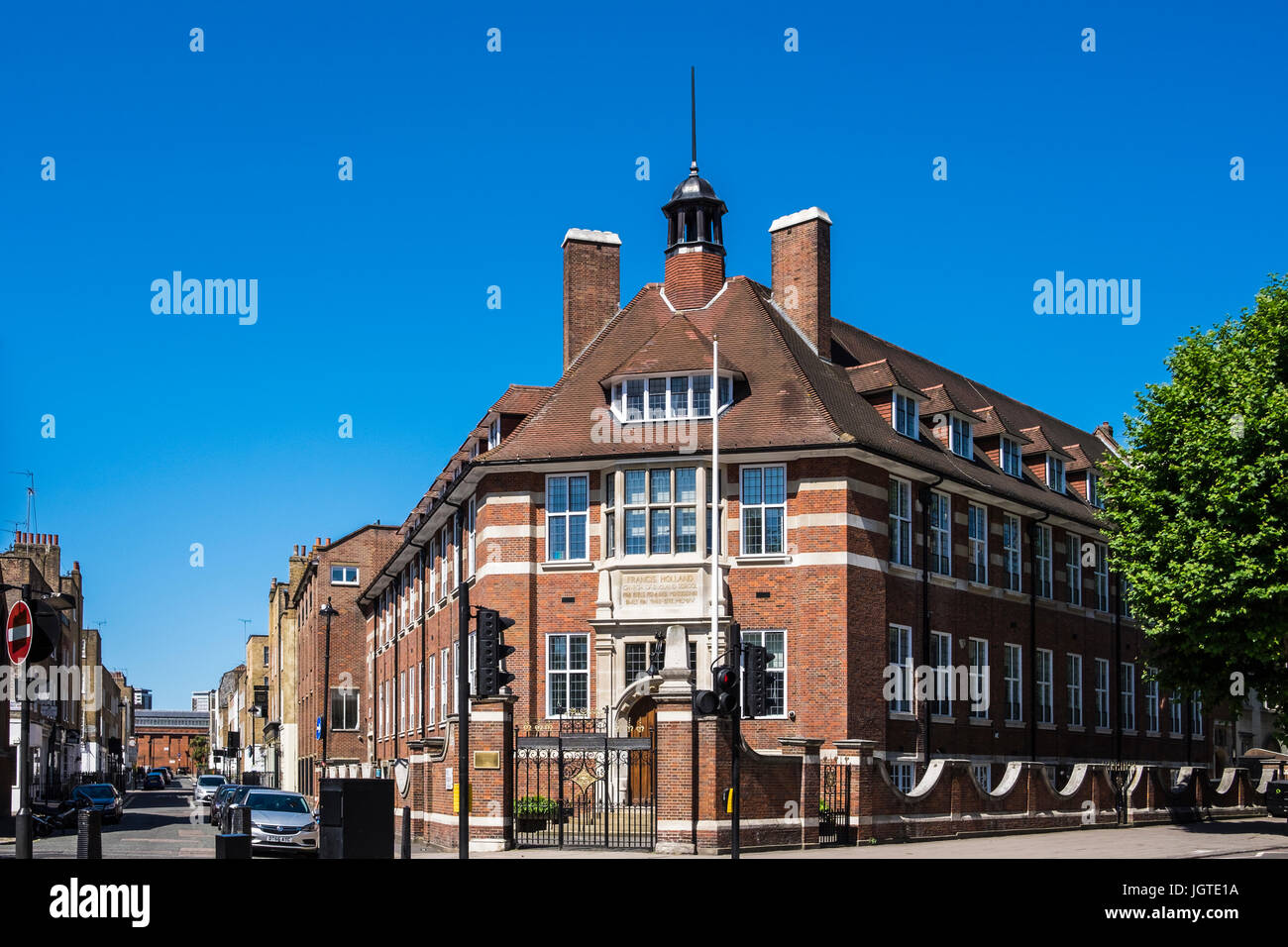 Die Francis Holland Schule, Regents Park, ist eine pädagogische Nächstenliebe, die verwaltet zwei unabhängige Schulen für Mädchen in London, England, Vereinigtes Königreich Stockfoto