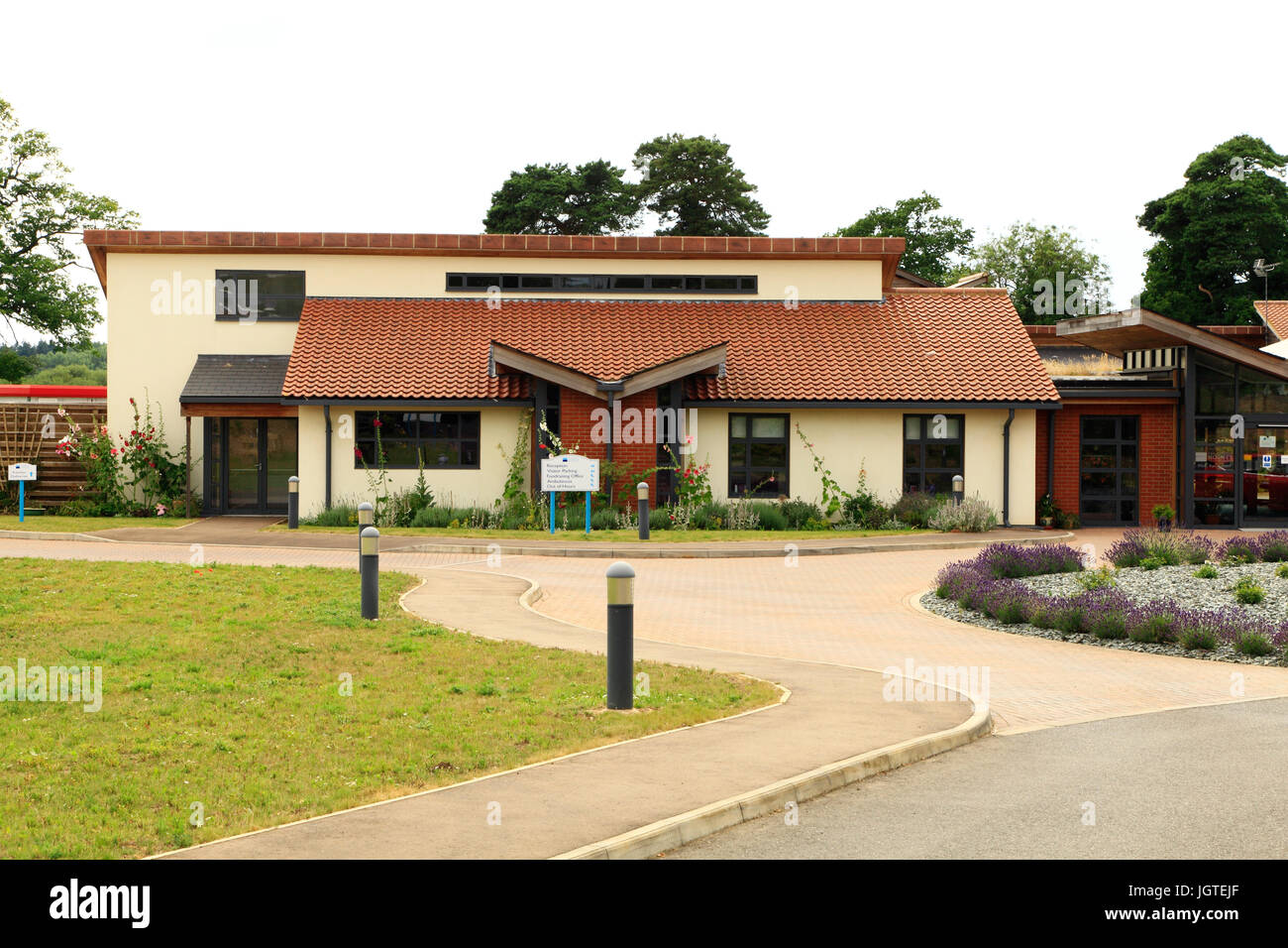 Tippen Sie auf House, The Norfolk Hospiz, Hillington, Norfolk, England, UK, Englisch Hospize Stockfoto