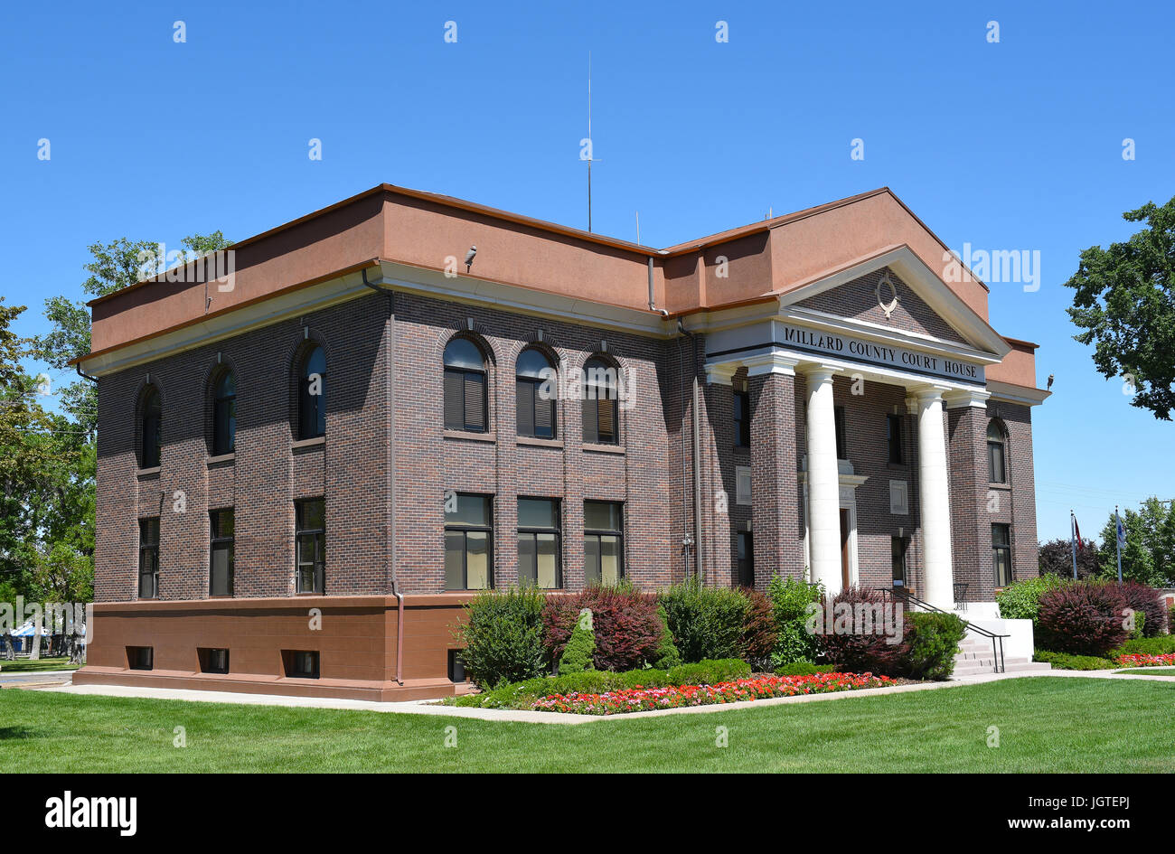 FILLMORE, UTAH - 29. Juni 2017: Millard County Courthouse. Die Grafschaft und seinen Sitz hießen für Millard Fillmore, 13. Präsident der Vereinigten Stockfoto