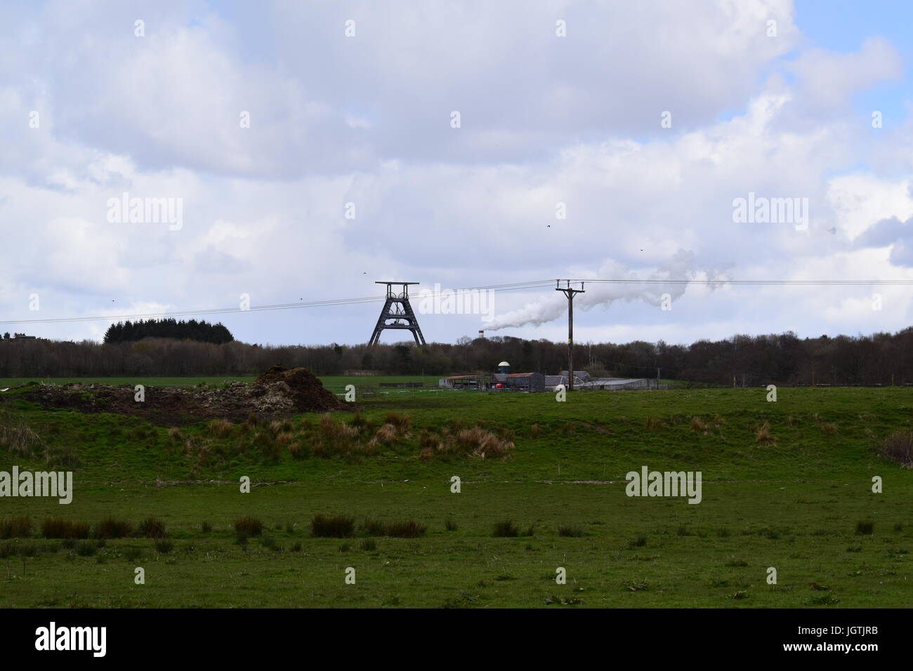 A-Fame aus der Ferne Stockfoto