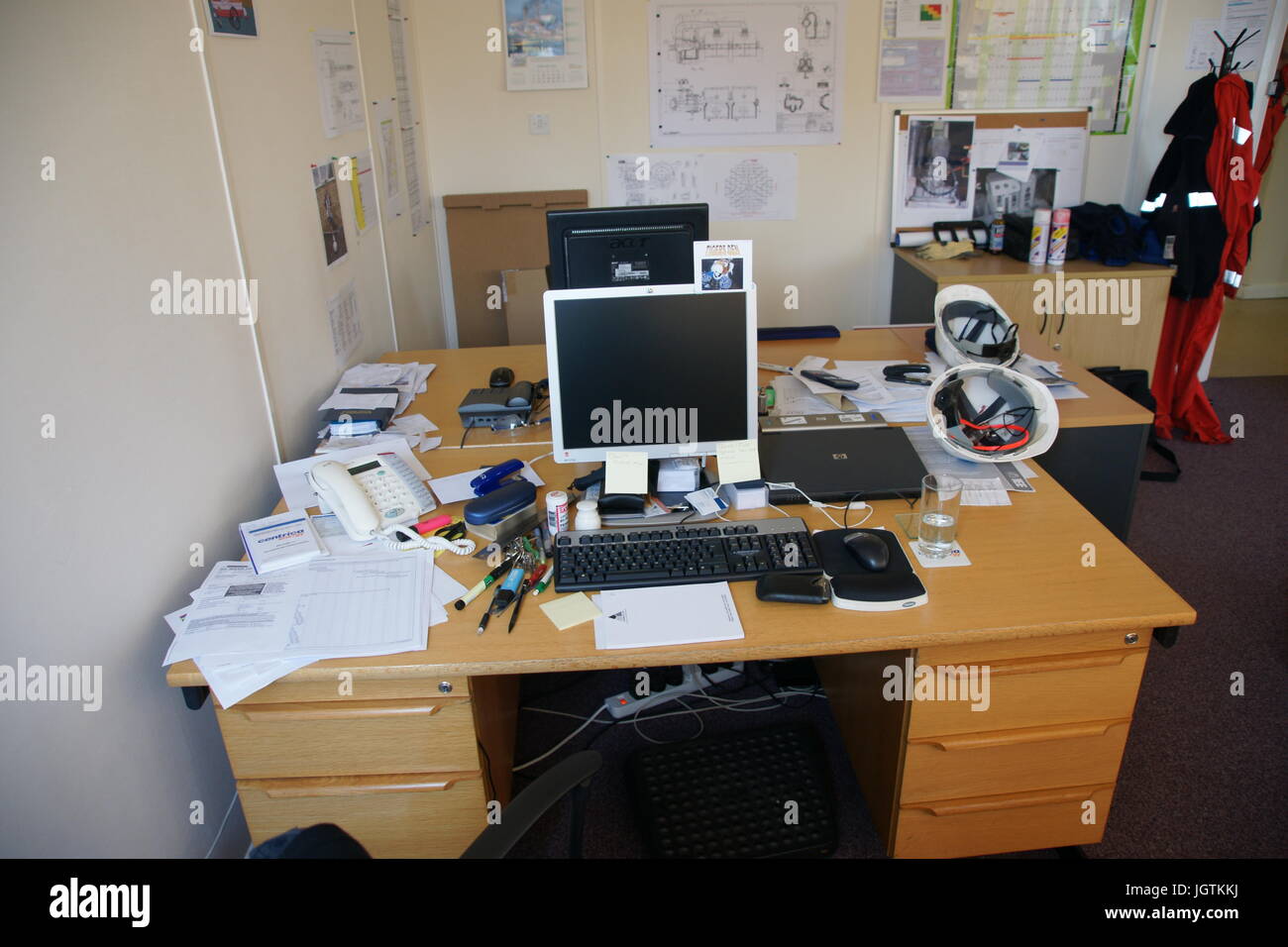 Büro, Arbeitsumgebung Stockfoto