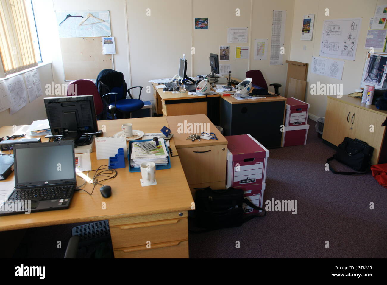 Büro, Arbeitsumgebung Stockfoto