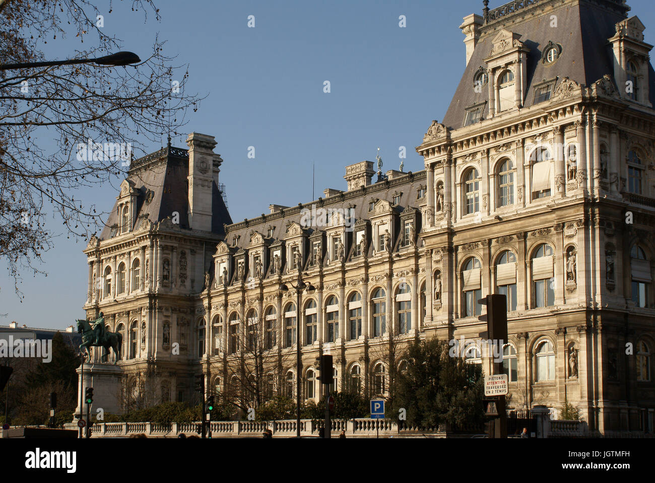 Ville Hotel, 4° Arrondissement, Ile-de-France, Paris, Frankreich Stockfoto