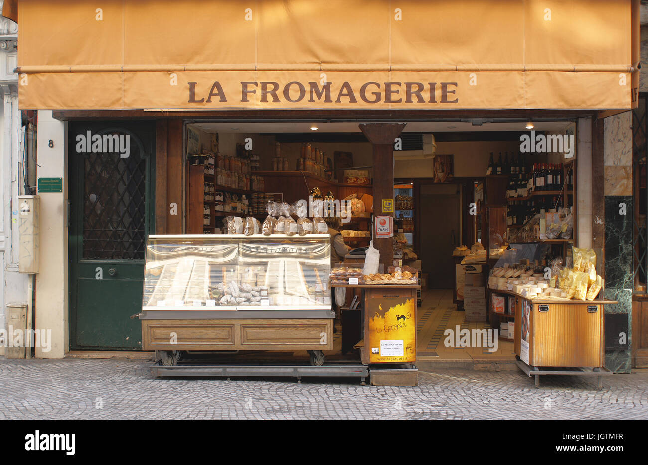 Montorgueil Street, 2° Arrondissement, Ile-de-France, Paris, Frankreich Stockfoto