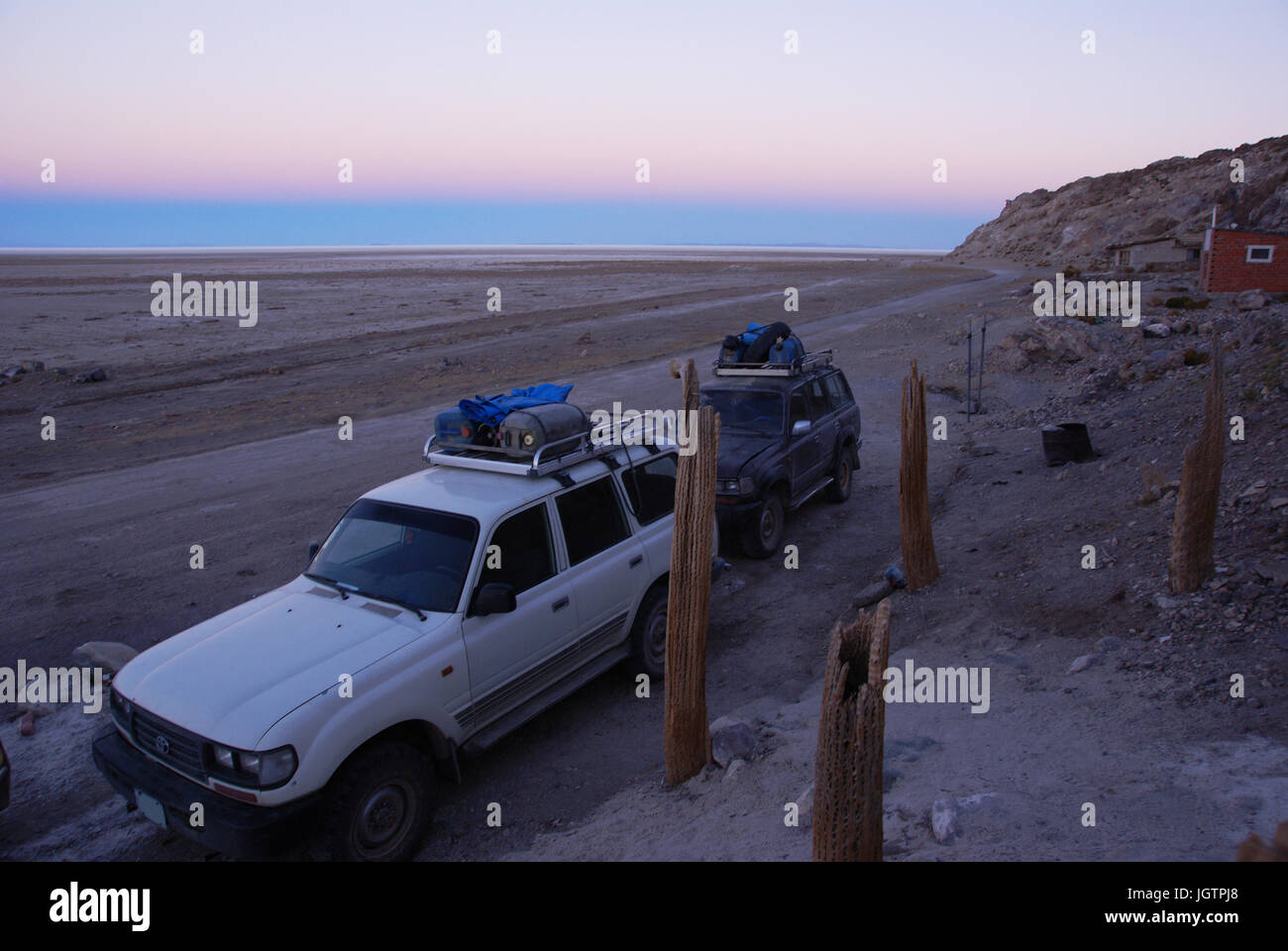 Salar von Uyuni, Wüste Lipez, Abteilung von Potosi, Sud Lipez Provinz, La Paz, Bolívia Stockfoto