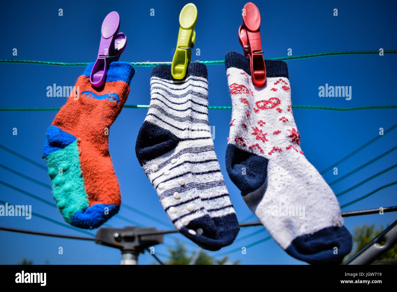 Socken Stockfoto