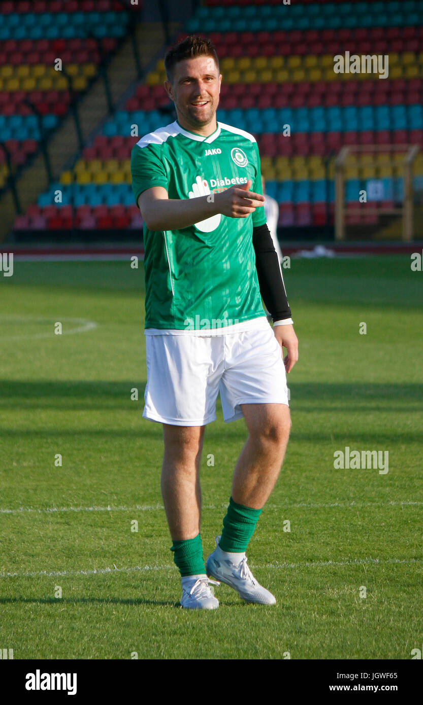 Ivan Klasnic - Benefiz-Fussball-Spiel Zwischen Dem "FC Bundestag" Und Dem "FC FQSD", Friedrich-Ludwig-Jahn-Sportpark, 27. Juni 2017, Berlin. Stockfoto