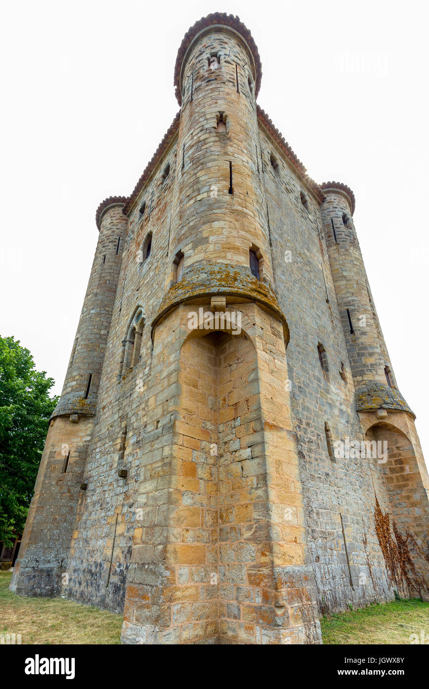 Schloss d'Arque, Aude, Frankreich, Stockfoto