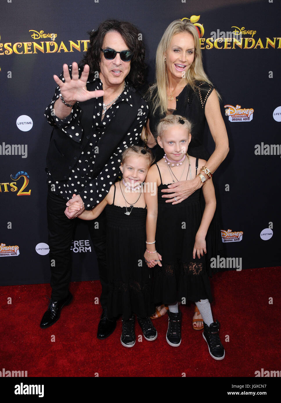 Hollywood, CA, USA. 11. Juli 2017. 11. Juli 2017 - Hollywood, Kalifornien - Paul Stanley. Disneys '' Nachkommen 2'' Los Angeles Premiere statt im ArcLight Cinerama Dome in Hollywood. Bildnachweis: Birdie Thompson/AdMedia Credit: Birdie Thompson/AdMedia/ZUMA Draht/Alamy Live-Nachrichten Stockfoto