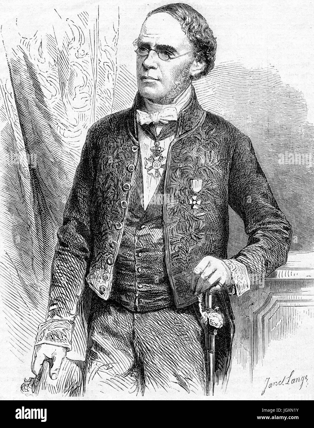 FROMENTAL HALÉVY (1799-1862), französischer Komponist Stockfoto