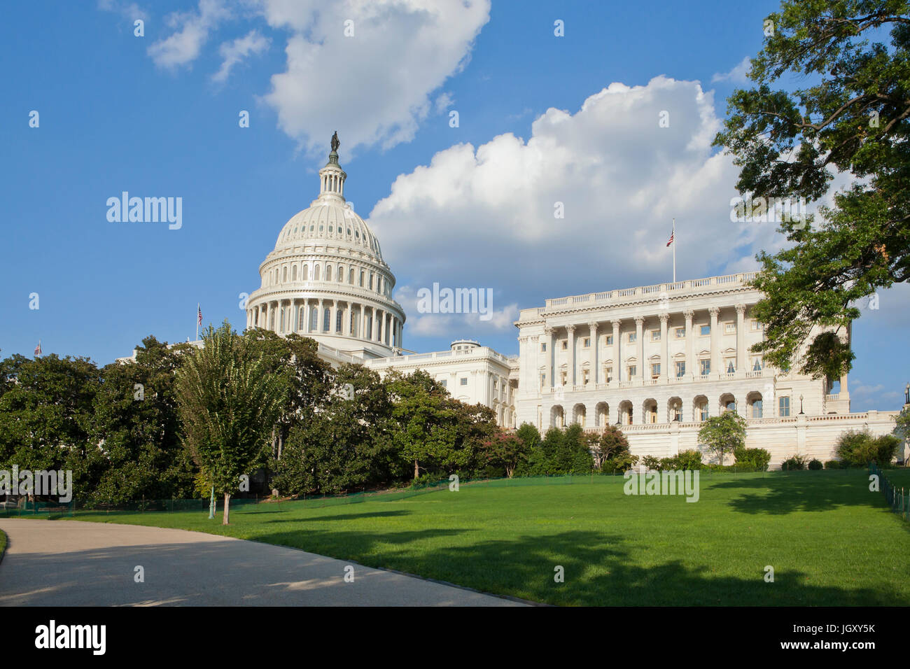 US-Kapitol, Westfassade - Washington, DC USA Stockfoto