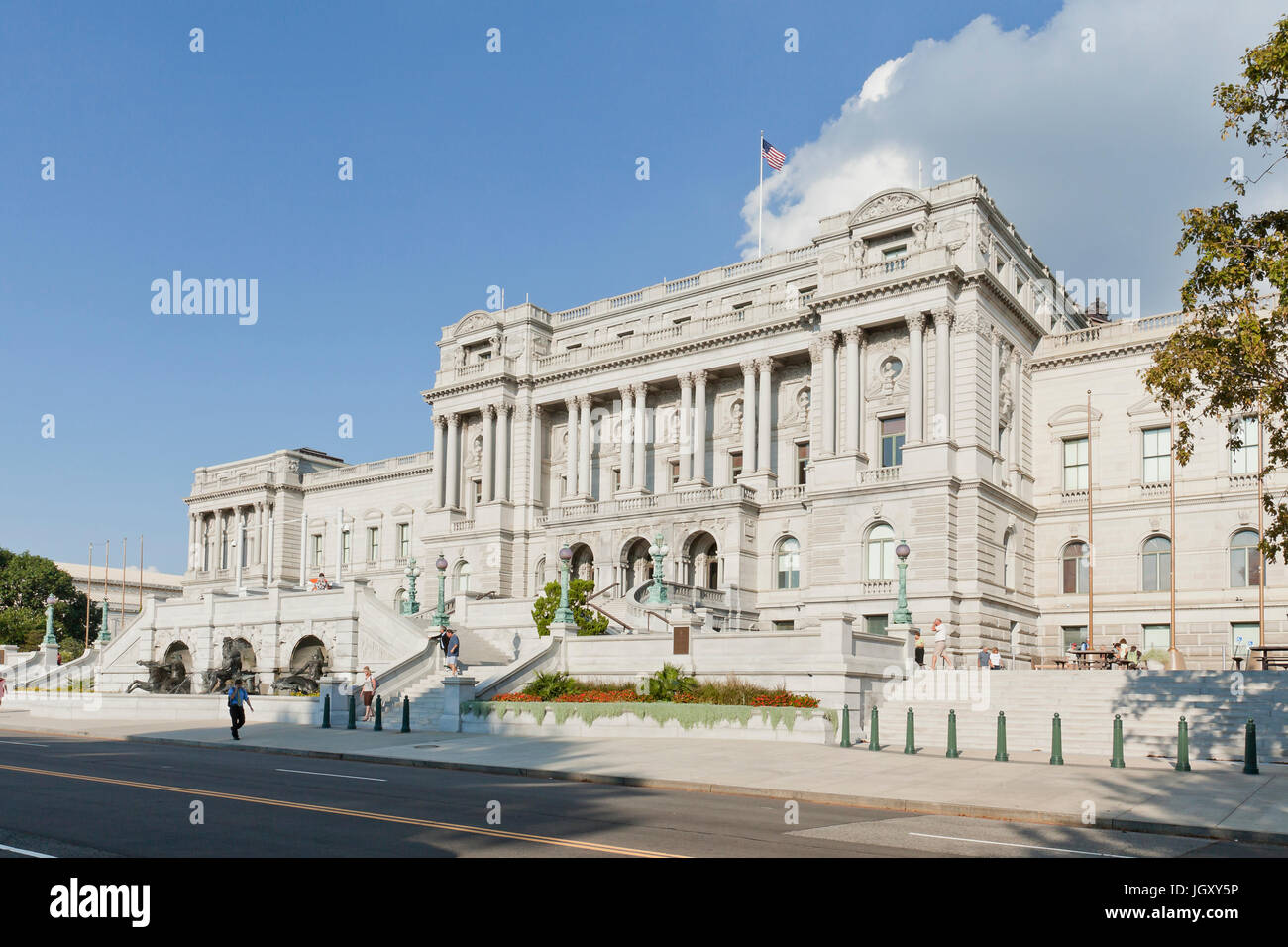 Die Library of Congress Gebäude - Washington, DC USA Stockfoto