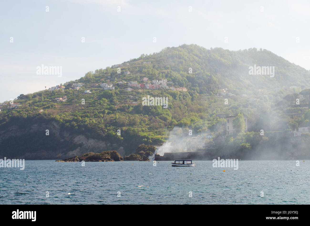 Italiens Juwel auf den Nil, Ischia, Golf von Neapel. Stockfoto