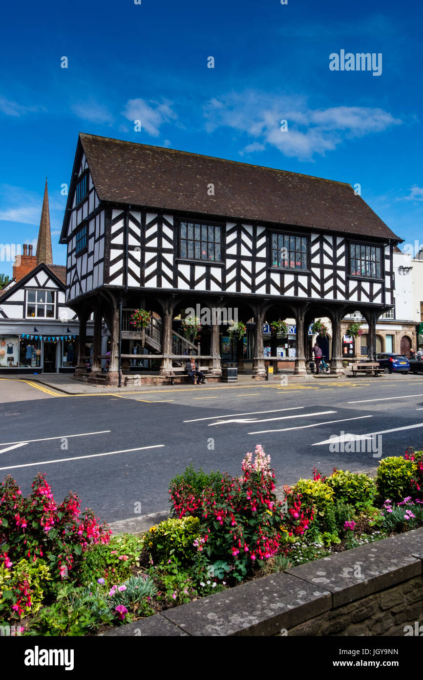 Die Markthalle in der Homend, Ledbury, Herefordshire, England, Vereinigtes Königreich Stockfoto