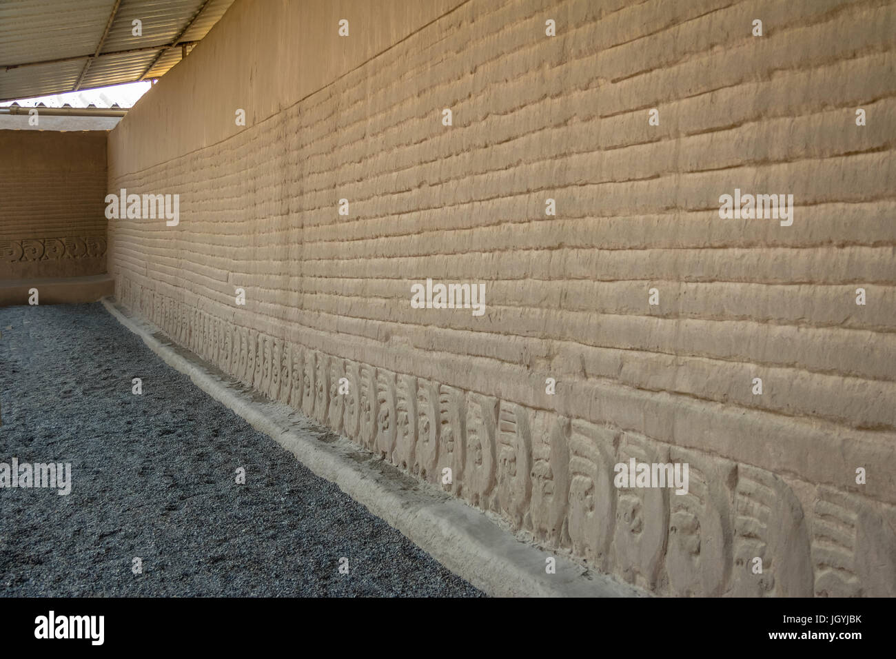 Ruinen von Chan Chan - Trujillo, Peru Stockfoto