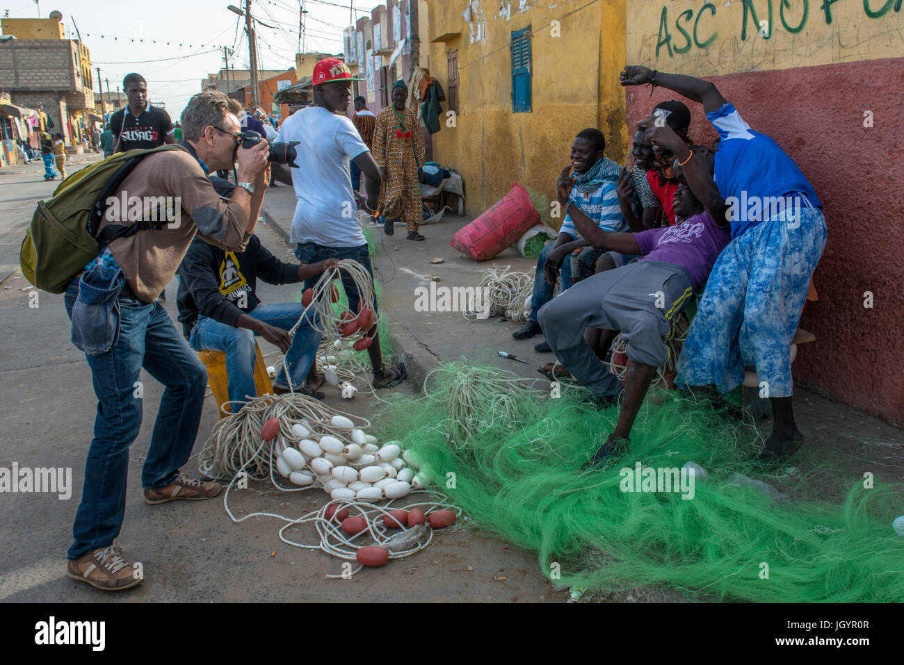 Fotograf Philippe Lissac unter Bilder InÂˆ Saint Louis. Senegal. Stockfoto
