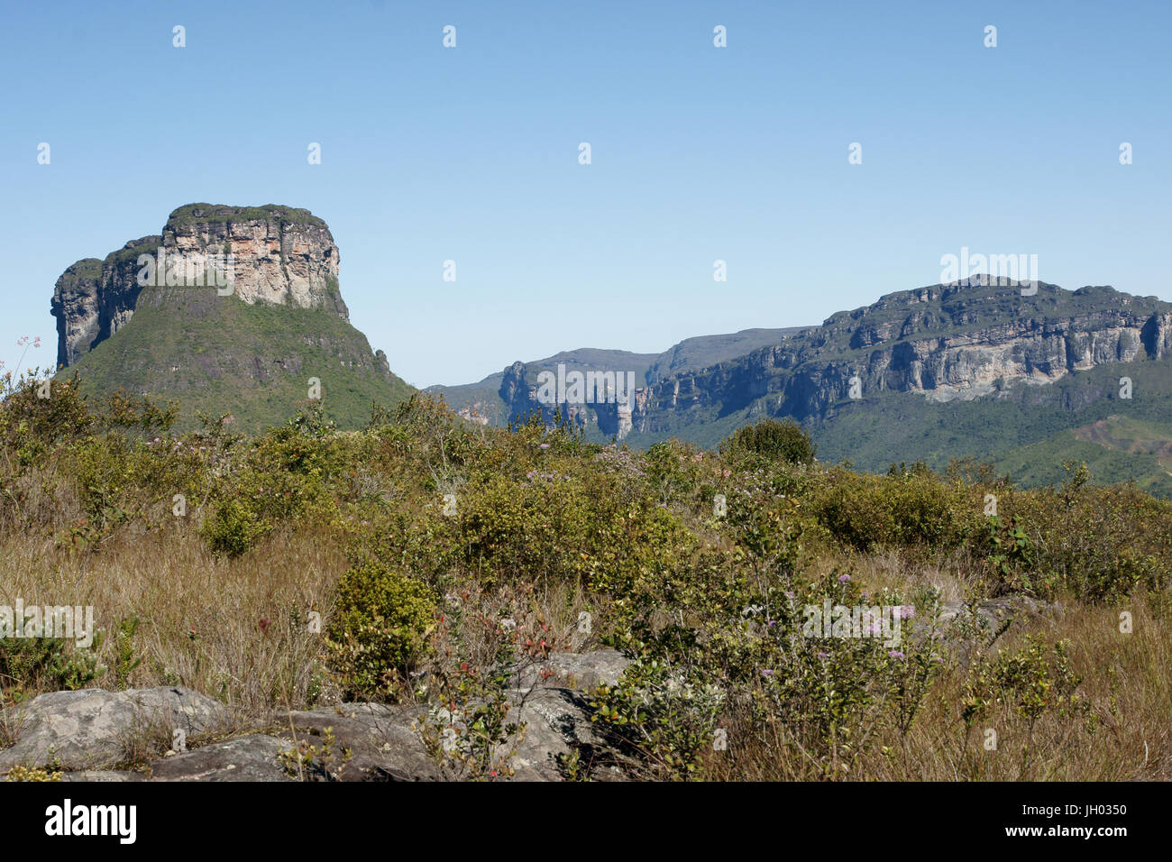 Landschaft, Vale do, Paty, Chapada Diamantina, Bahia, Brasilien Stockfoto