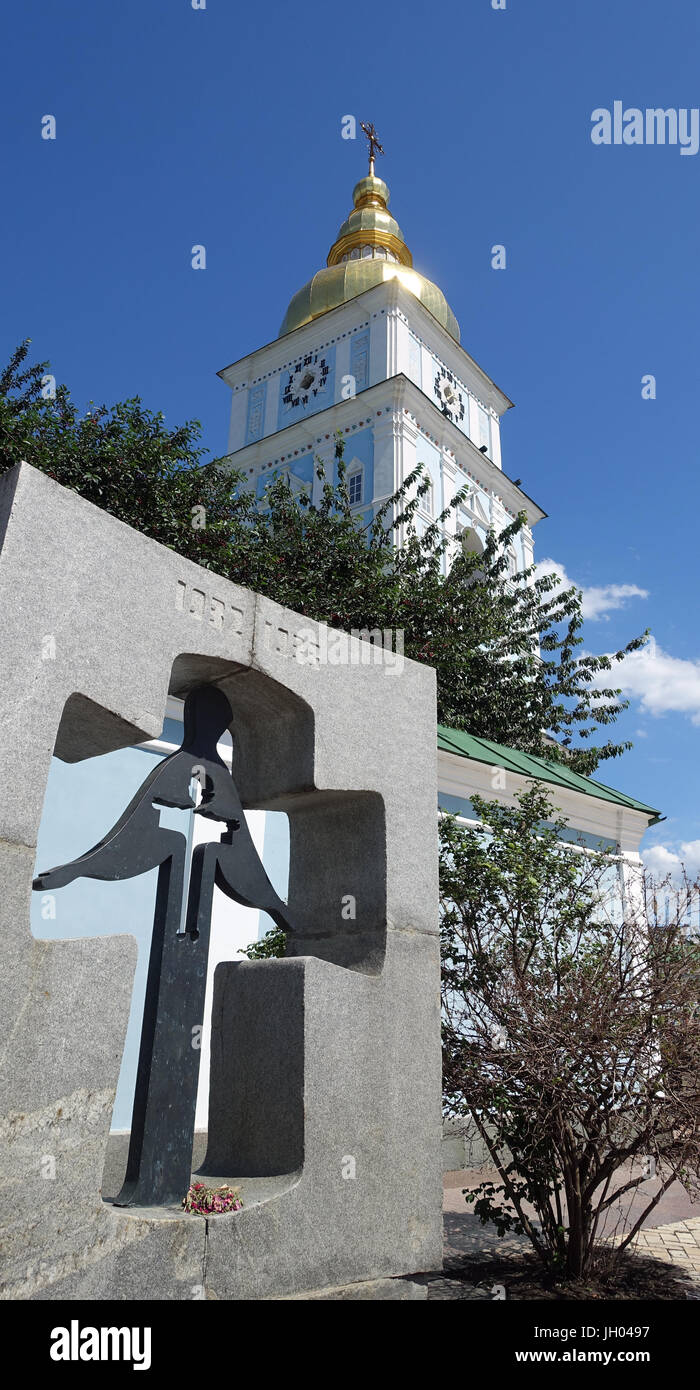 St. Michael Kloster des goldenen Kuppeln Kiew, Ukraine Stockfoto