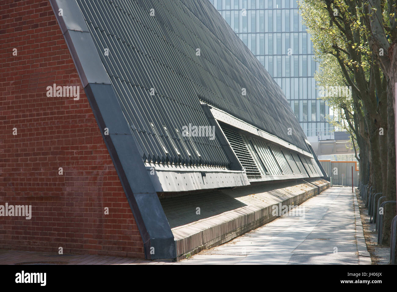 Renault siège - Quais de Seine, Bolougne-Billancourt, Hauts-de-Seine (92), Ile de France, Frankreich Stockfoto