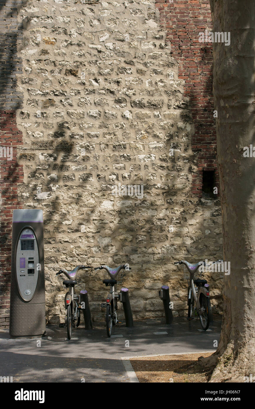 Fahrrad, Fahrzeuge, US-Billancourt, Hauts-de-Seine (92), Île-de-France, Frankreich Stockfoto