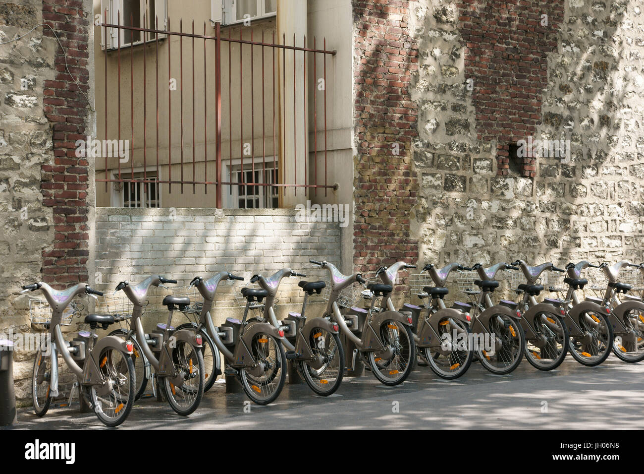 Fahrrad, Fahrzeuge, US-Billancourt, Hauts-de-Seine (92), Île-de-France, Frankreich Stockfoto