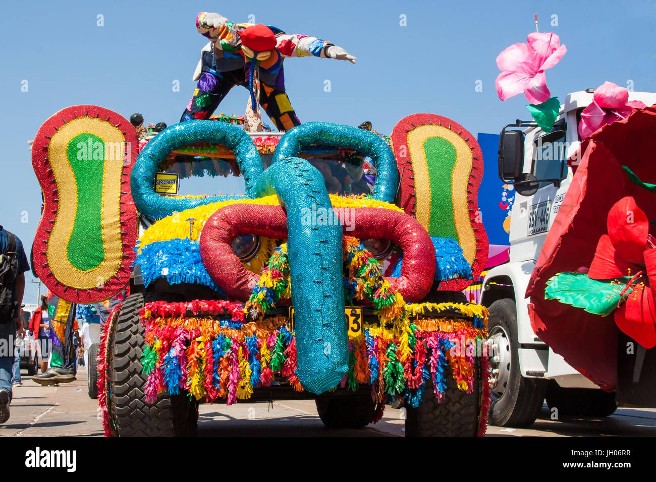 Karneval von Barranquilla ist: Meisterwerk des mündlichen und immateriellen Erbes der Menschheit Stockfoto