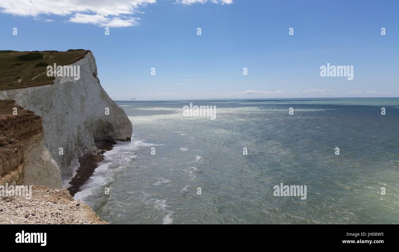 Eastbourne Klippen Stockfoto