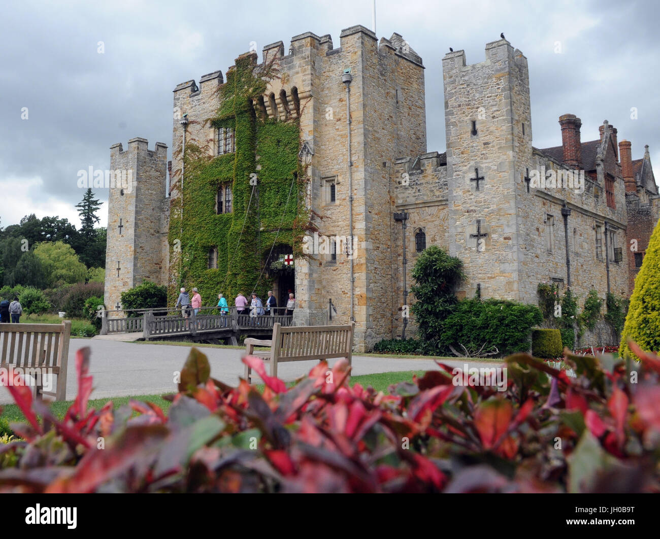 Hever Castle home von Anne Boleyn Stockfoto