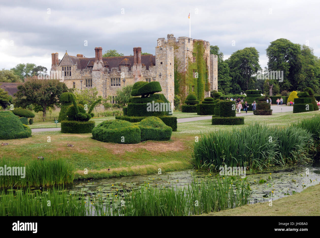 Hever Castle home von Anne Boleyn Stockfoto