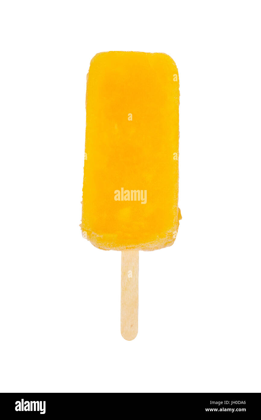 Ananas tiefgefroren Fruchtriegel Eis am Stiel Stockfoto