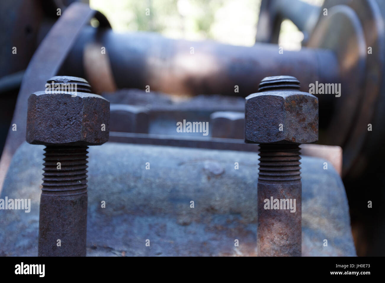 Überreste der Mühle Stadt Stampmill, gold Verarbeitung Mühle errichtet von Bergleuten, die in den 1870er Jahren in Mammoth Lakes, Kalifornien nieder. Stockfoto