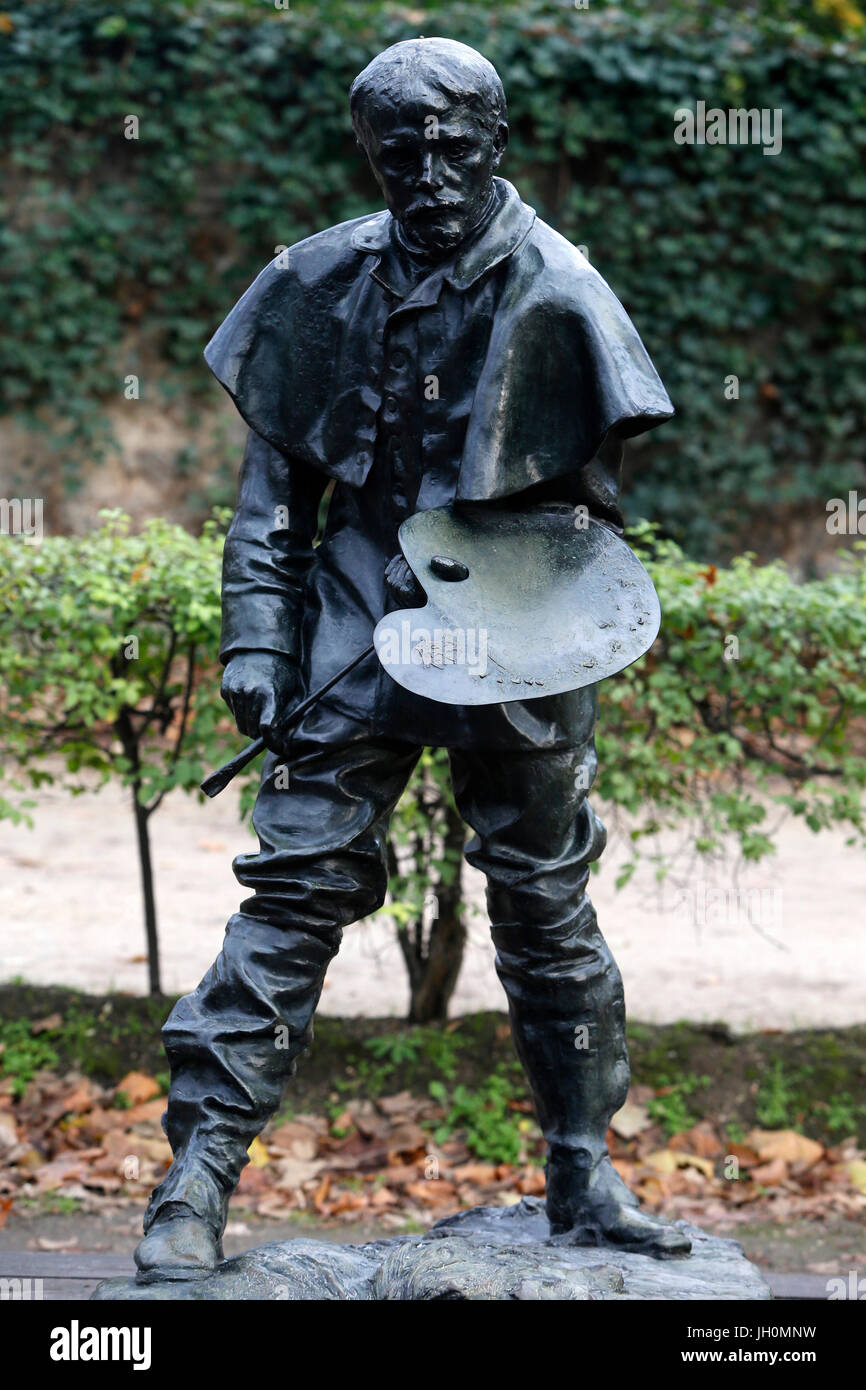Rodin-Museum, Paris. Jules Bastien-Lepage. Bronze. 1989. Frankreich. Stockfoto