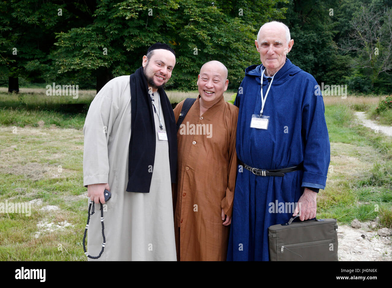 Interreligiösen treffen. Gretz. Frankreich. Stockfoto