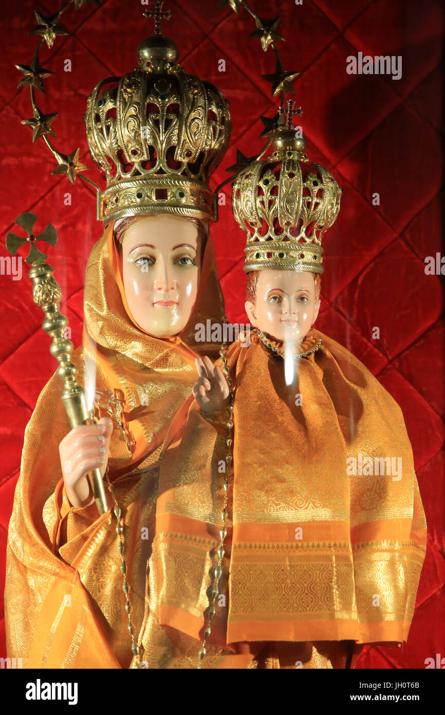 Unsere Liebe Frau von Vailankanni. Basilika von Notre-Dame de Fourvi re. Lyon. Frankreich. Stockfoto