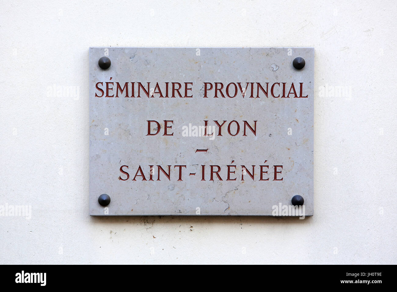 Provinzielle Seminar von Lyon. St. IrŽnŽe. Frankreich. Stockfoto