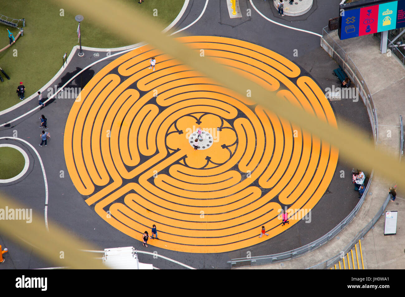 Labyrinth aerial view Fotos und Bildmaterial in hoher Auflösung Alamy