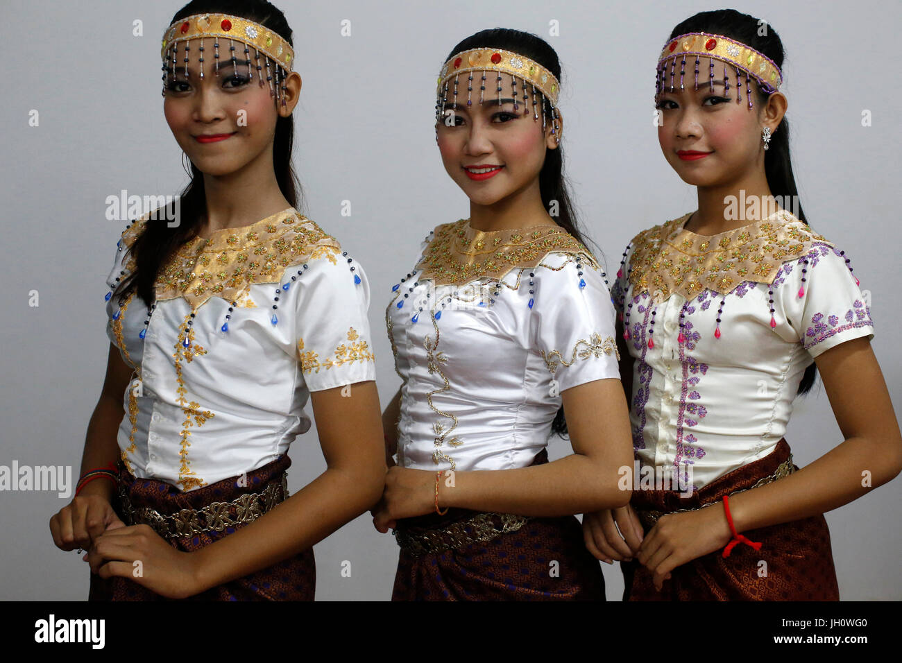 PHARE-Ponleu Selpak. Verband für eine Aufführung in Battambang. Kambodscha. Stockfoto