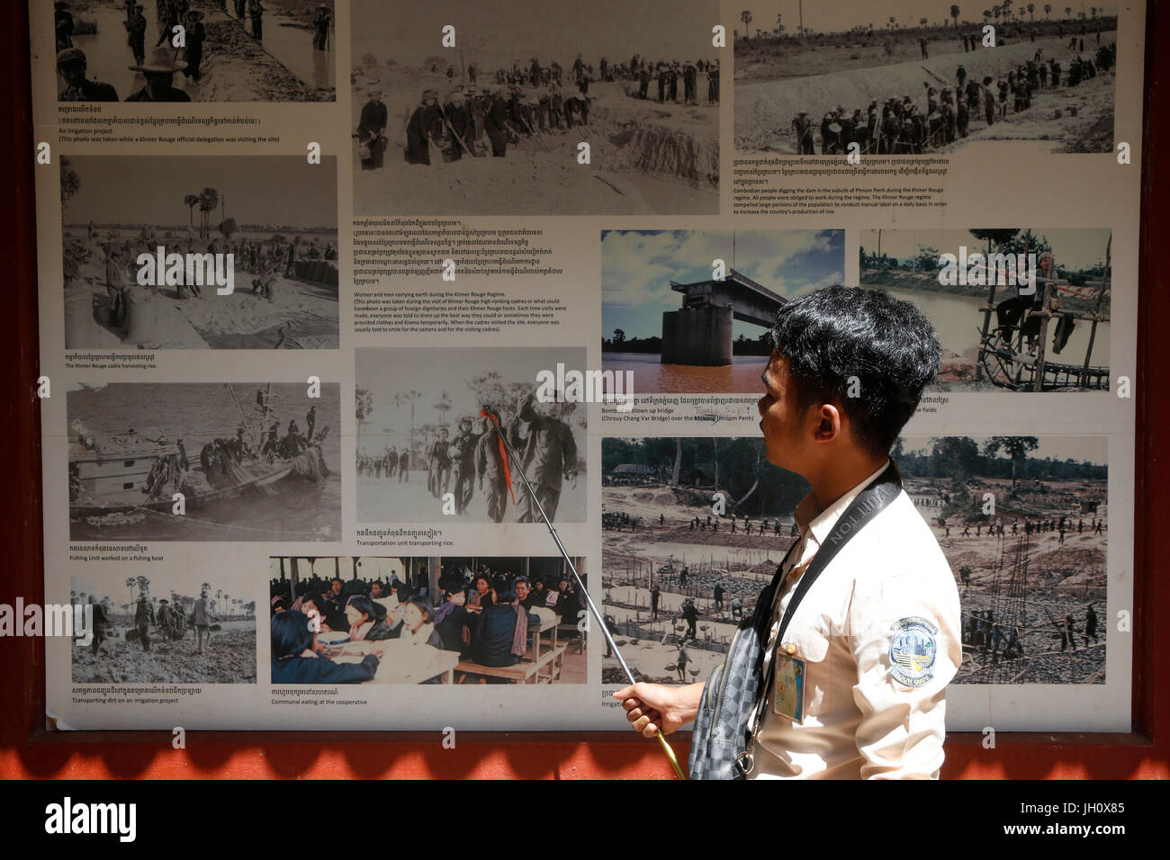 Khmer Rouge Genozid-Denkmal in Siem Reap. Kambodscha. Stockfoto