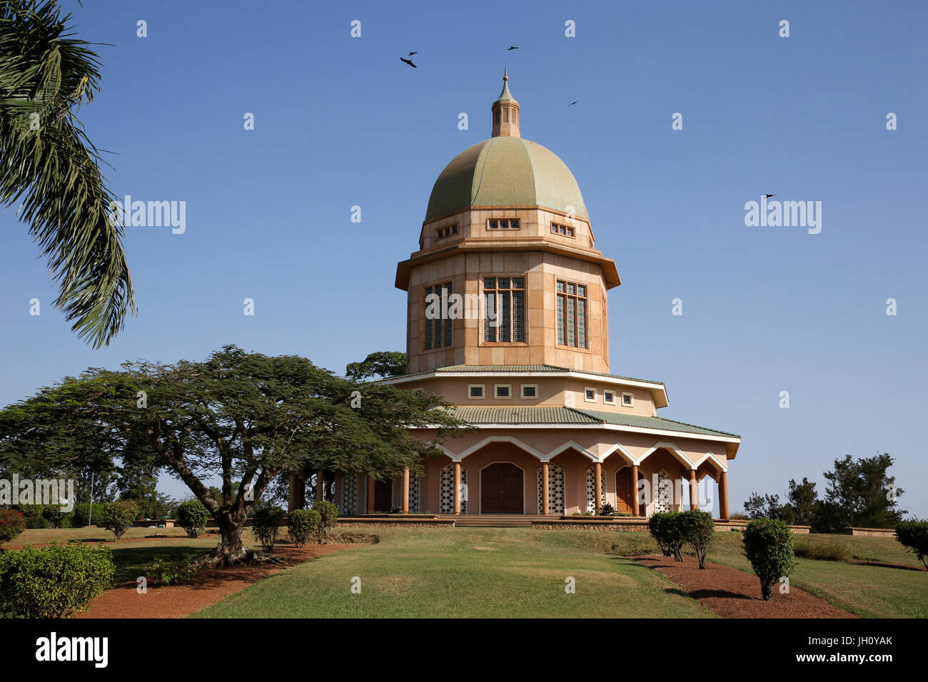 Bahai-Tempel und Gärten, Kampala. Uganda. Stockfoto