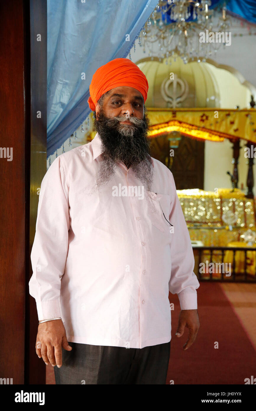 Sikh Gurdwara in Kampala. Uganda. Stockfoto