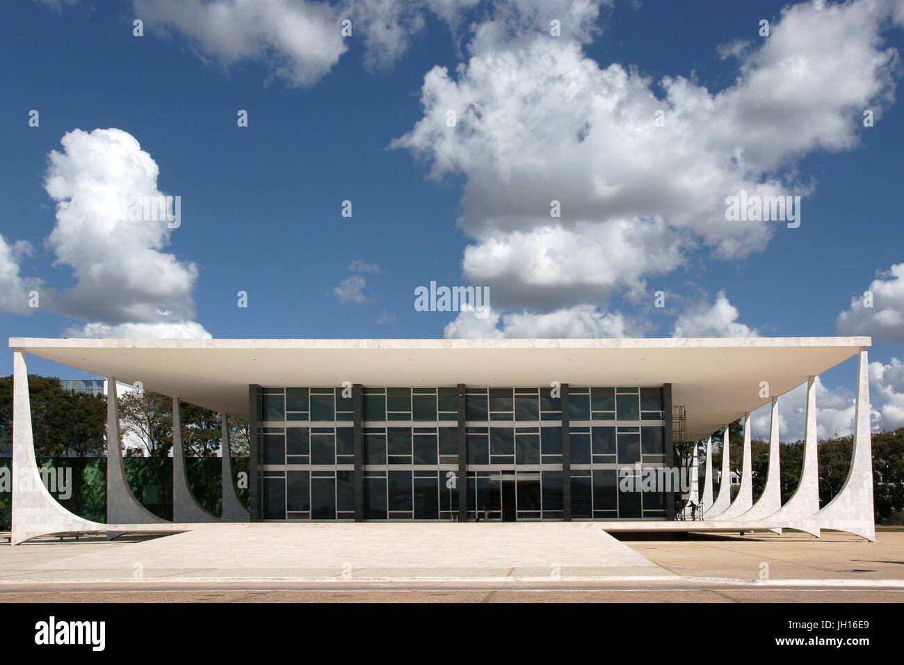 Bbuilding, LKW, Distrito Federal, Brasília, Brasilien Stockfoto