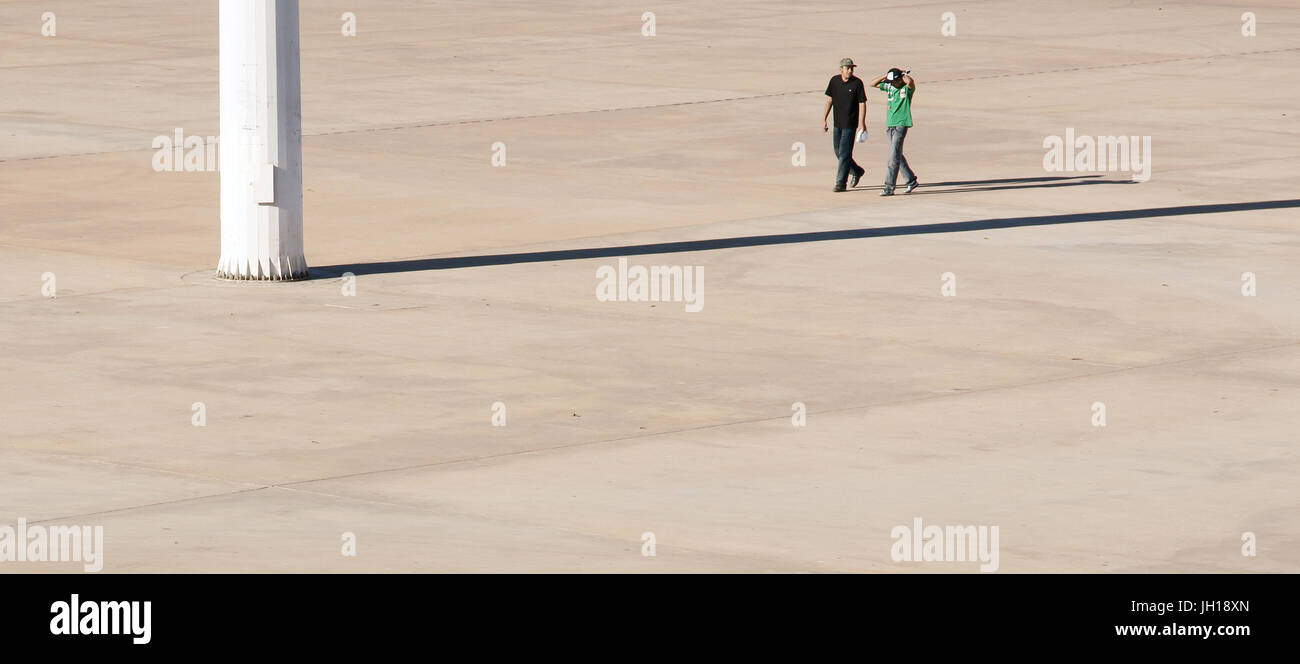 Platz National Museum, City, Distrito Federal Brasília, Brasilien Stockfoto