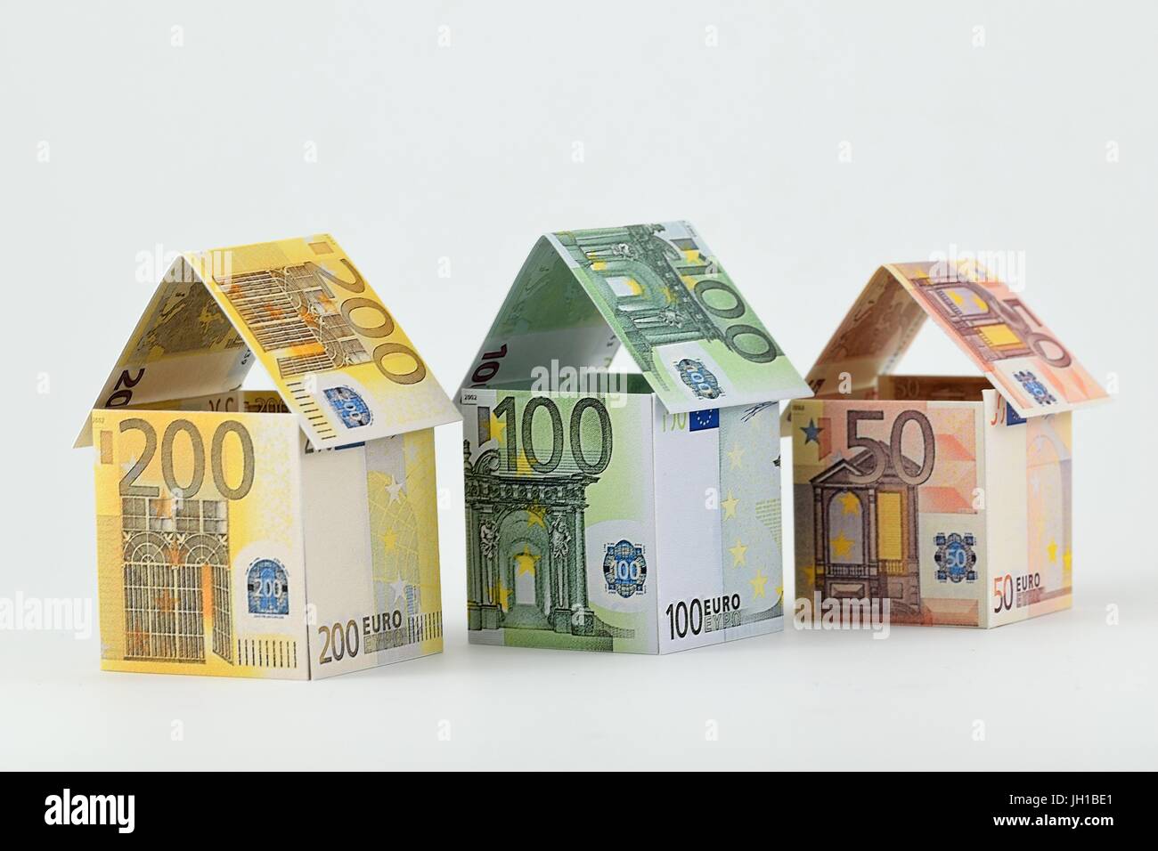 Finanzielle Vorteile von Immobilien-Investments Stockfoto