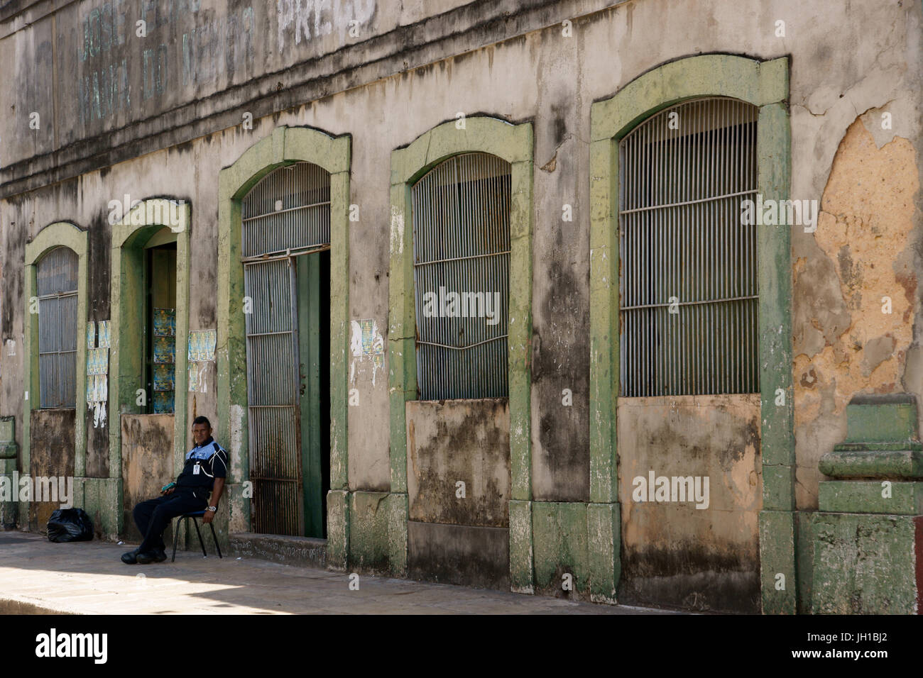 Mann, Altstadt, City, São Luis Maranhão, Maranhão, Brasilien Stockfoto