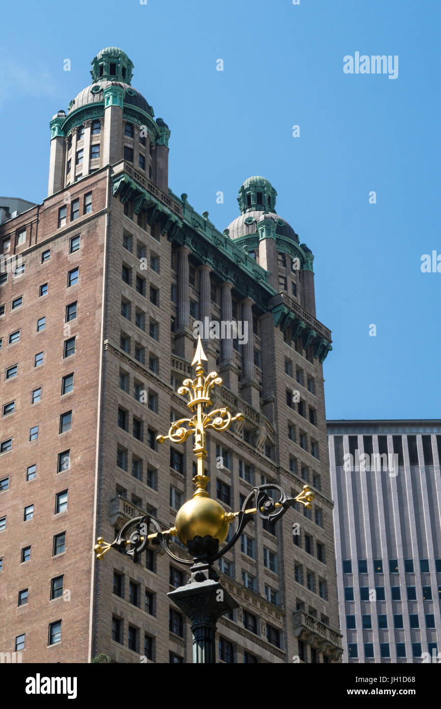 15 Park Row gemischt genutzten Gebäude, NYC, USA Stockfoto
