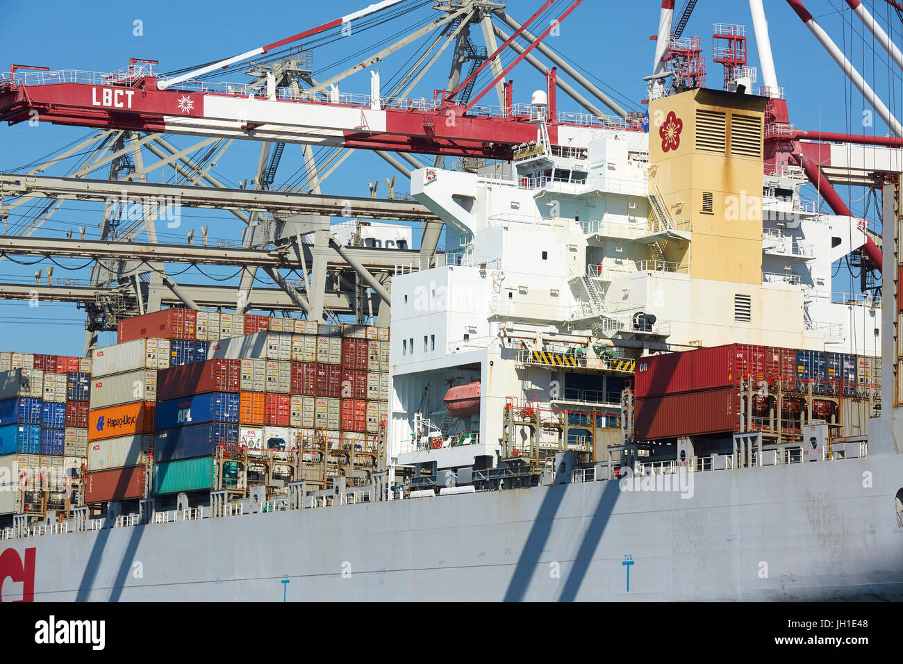 Containerschiffe Langer Strand Stockfotos und -bilder Kaufen - Alamy