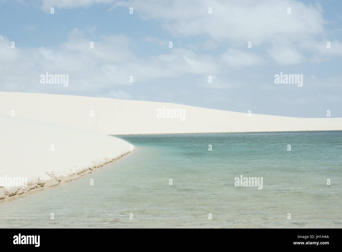 Oase, Dünen, Lençois Maranhense, Lacs Maranhão, Stadt, Santo Amaro, São Luis, Maranhão, Brasilien Stockfoto